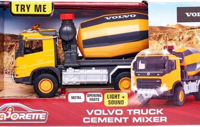 Majorette Grand VOLVO betonkeverő 19 cm fénnyel és hanggal