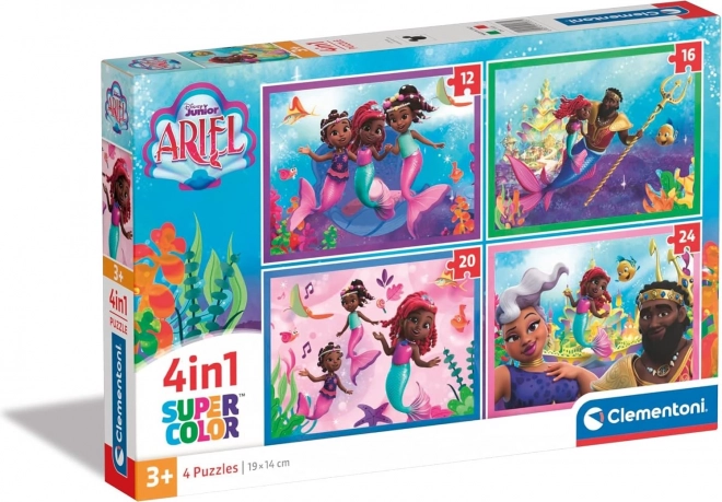 Clementoni Ariel puzzle 4 az 1-ben (12–24 darab)