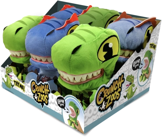 Crunchazoos hangot adó plüss dinoszaurusz