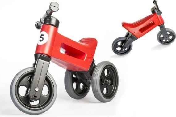 Funny Wheels Rider Sport zöld futóbicikli 2 az 1-ben – Piros