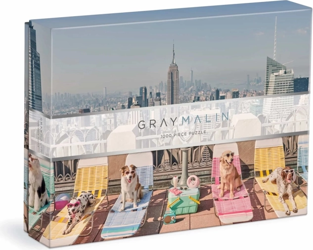 Puzzle Gray Malin kutyák New Yorkban 1000 darab