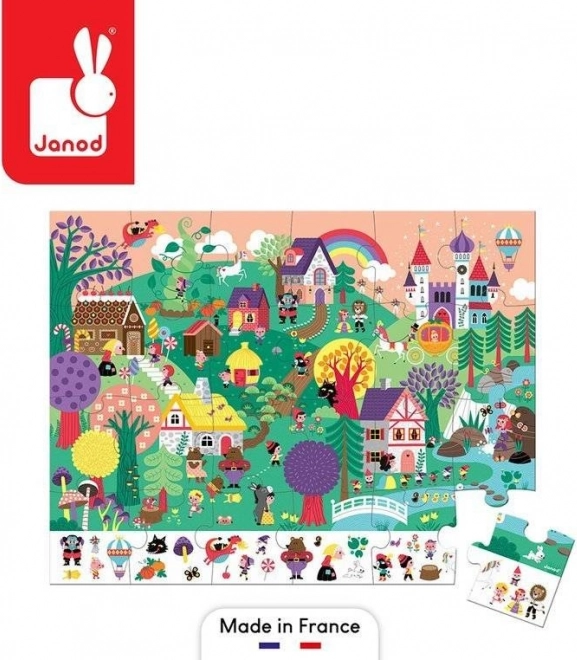 Megfigyelő puzzle bőröndben Mesék 24 darabos 3+