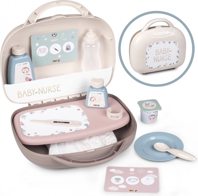 Smoby Baby Nurse babaápolási utazókészlet