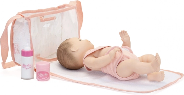 Petitcollin pelenkázó készlet babáknak 2 az 1-ben táskával