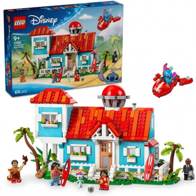 lego disney Lilo és Stitch tengerparti háza