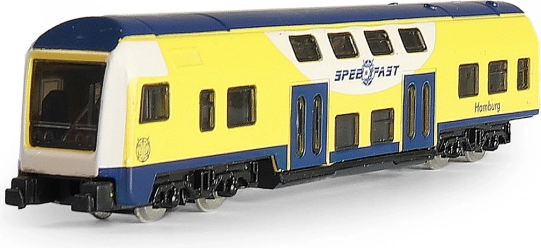 Fém mini regionális vonat 1:48, 16 cm