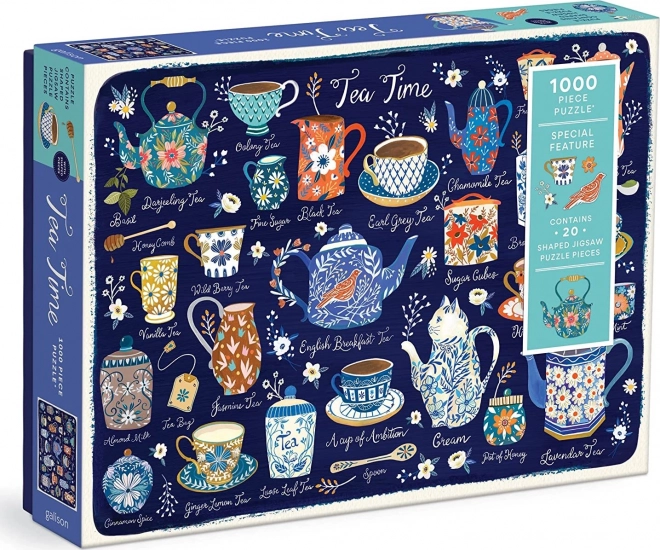 Galison puzzle Tea Time 1000 darab