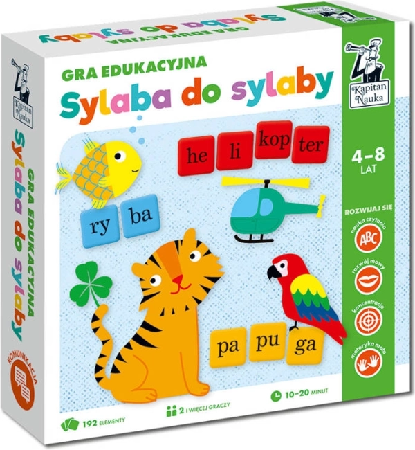 Oktatási játék Szótag a szótagba