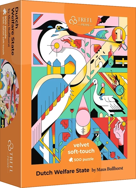 Trefl puzzle Velvet Soft Touch: Hollandia – jóléti állam, 500 darab