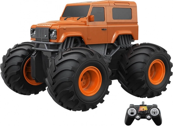 Amfíbia RC modell Double Eagle Land Rover narancs