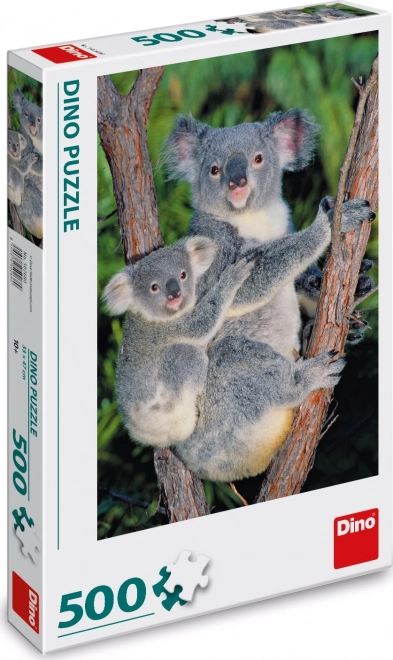 Puzzle Koalák összeállítása a természetben 500 darab