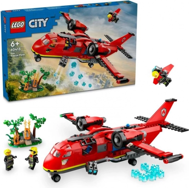 LEGO City tűzoltó mentő repülőgép