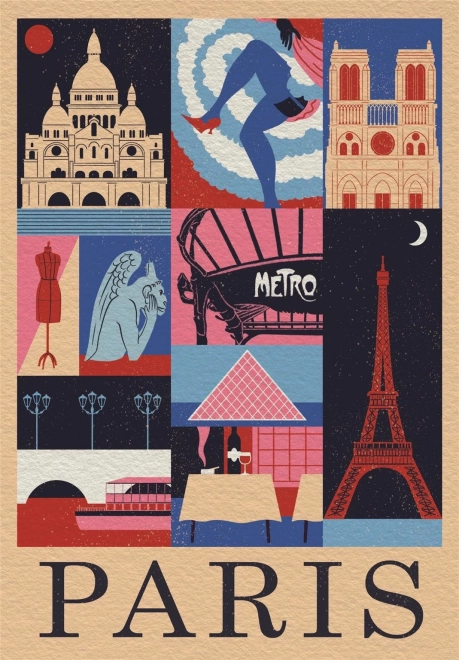 CLEMENTONI Puzzle Style in the City: Párizs 1000 darab