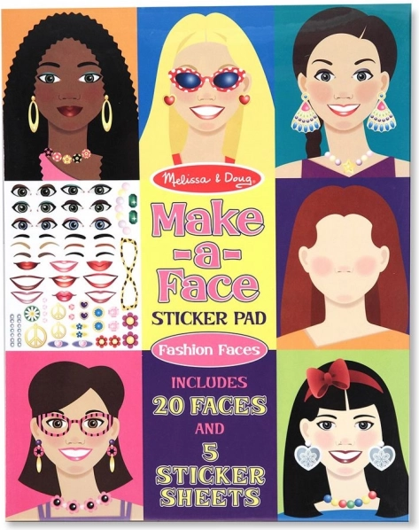 Matricás arckészítő készlet gyerekeknek (MELISSA & DOUG MAKE‑A‑FACE)