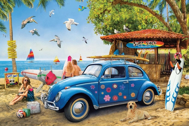 Puzzle Eurographics VW Bogár és Szörfösök 1000 darab