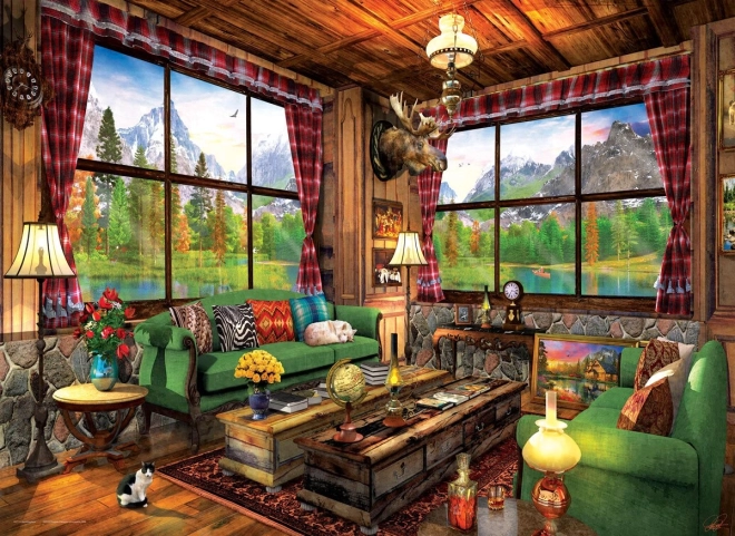 Eurographics puzzle Meghitt kunyhó 1000 darab