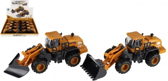 Műanyag rakodógép 20 cm lendkerekes