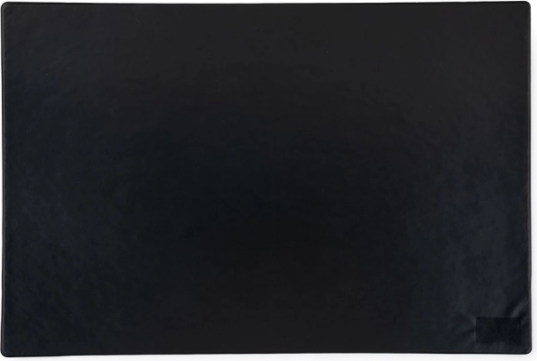 Asztali alátét 60 × 40 cm klasszikus matt fekete