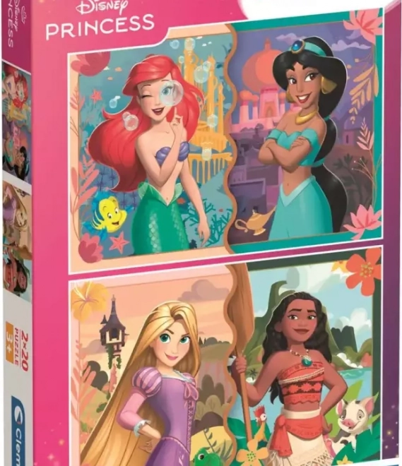 Clementoni Puzzle Disney Hercegnők 2x20 Darab