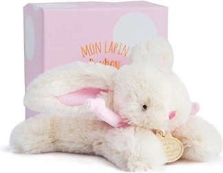Doudou plüss nyuszi rózsaszín 16 cm
