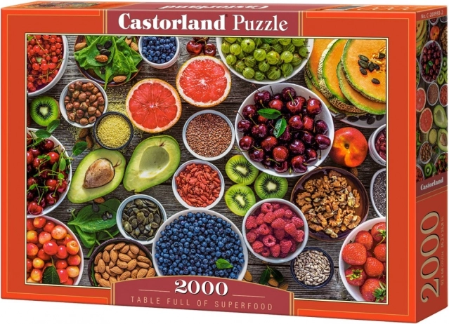 2000 darabos Puzzle – Table Full of Superfood