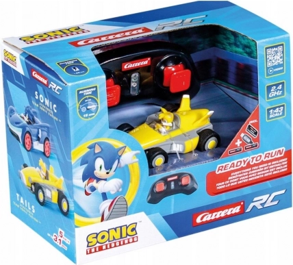Team Sonic Mini RC Tails Autó 1:43
