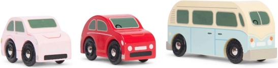 Le Toy Van Fa Retro Autók Készlete
