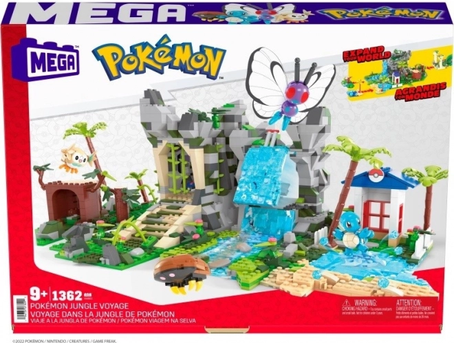 1362 tégla Mega Pokémon kaland a dzsungelben