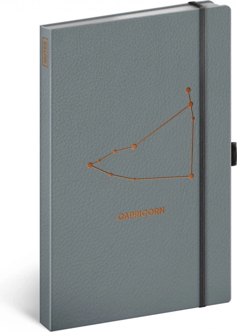Notesz NOTIQUE Állatöv Bak, vonalas 13 × 21 cm