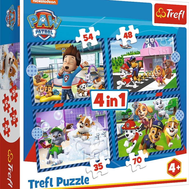 Puzzle 4 az 1-ben Mancs őrjárat – Kutyatörténetek