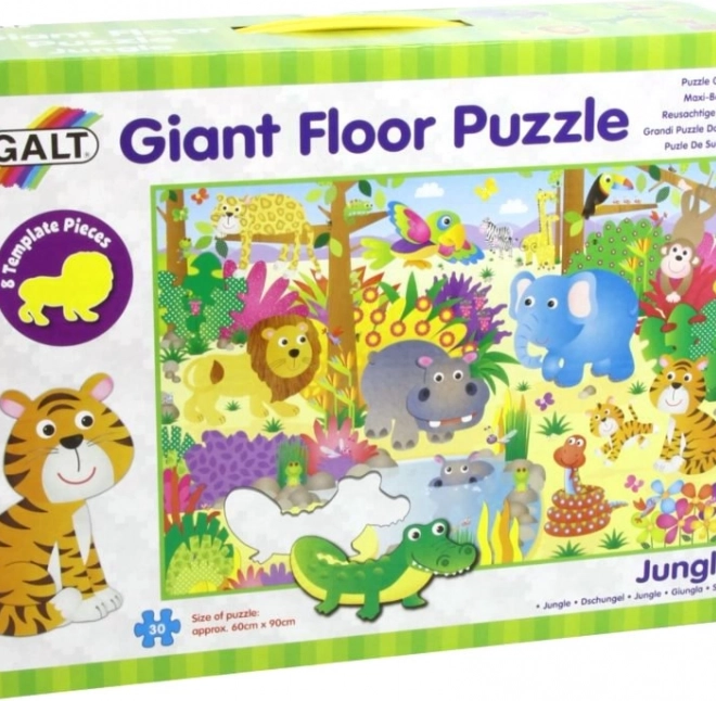 Galt óriás padlópuzzle – dzsungel, 30 darab