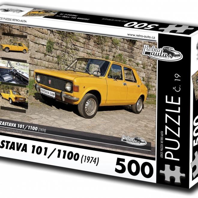 Retro-autó puzzle Zastava 101/1100 (1974) – 500 darab