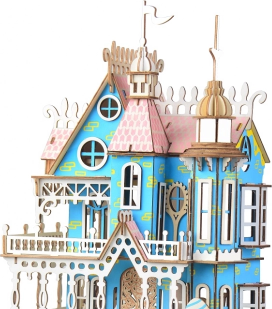 Woodcraft fa 3D puzzle – mesebeli villa