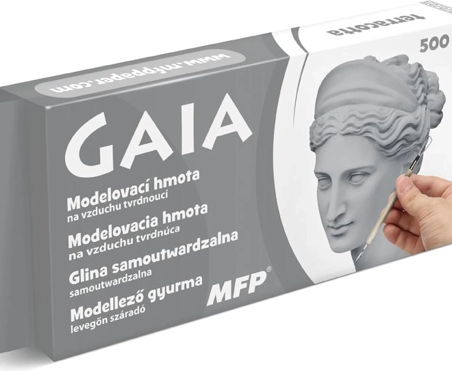 Modellező anyag szürke 500 g Gaia
