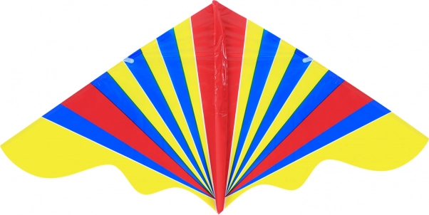 Színes repülő sárkány 128 × 61 cm fogantyúval