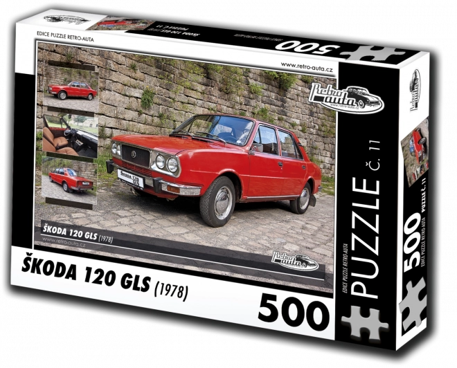 Puzzle RETRO-AUTA Škoda 120 GLS 1978 – 500 darab