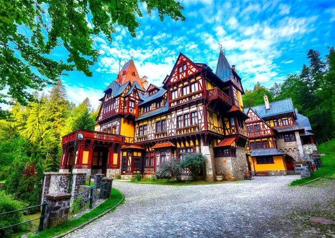 Enjoy puzzle Királyi rezidencia Sinaia Románia 1000 darab