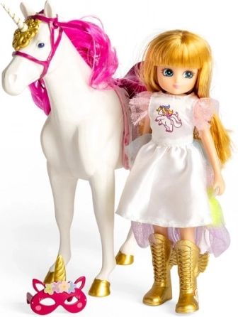Lottie öltöztethető baba egyszarvúval