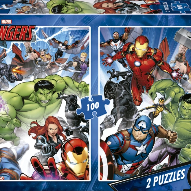 Puzzle Avengers - Kétszer 100 Darab