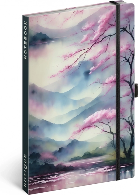 NOTIQUE vonalas notesz Sakura 13 × 21 cm
