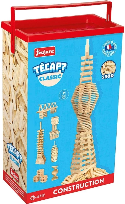 Jeujura faépítő készlet Técap Classic 300 darab