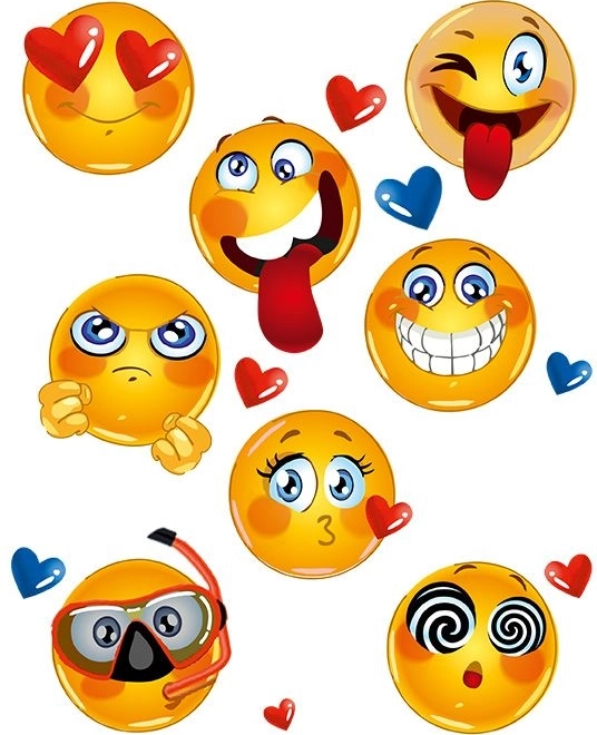 Nagy Emoji Mintás Vasalgatólap