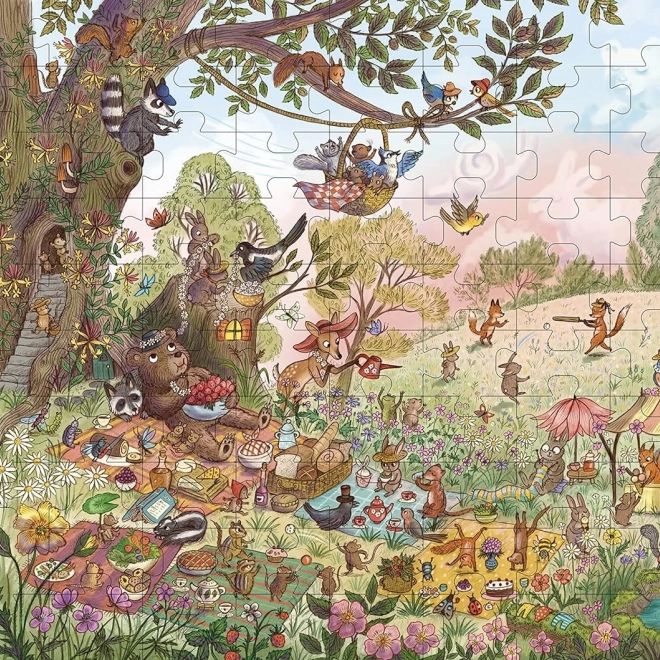 Medve piknik puzzle 500 darab