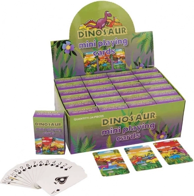 Mini játékkártyák Dinoszauruszok (54 lap)