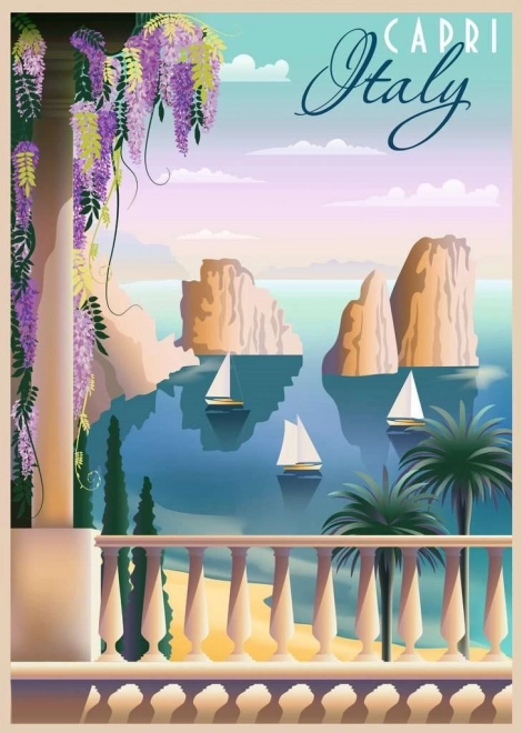 RAVENSBURGER Capri-képeslap puzzle, 1000 darab