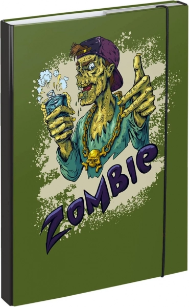 BAAGL A4-es iskolai füzetmappa – zombi