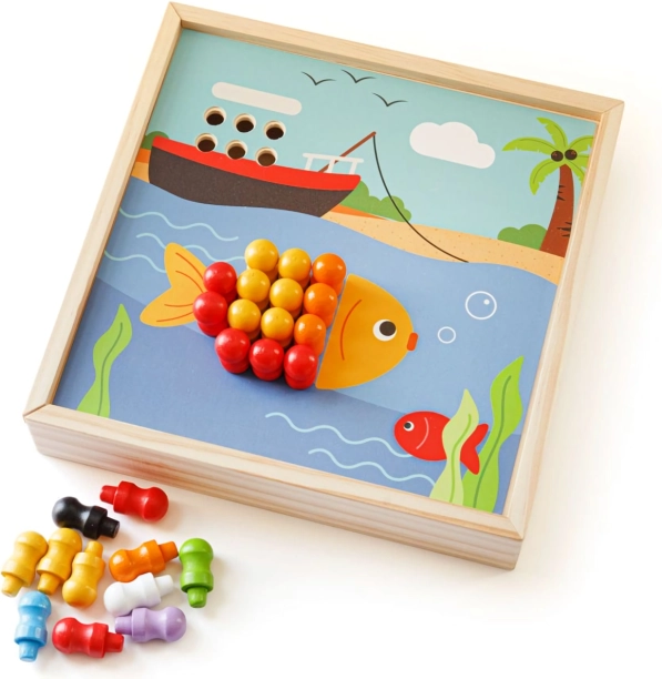 Fa mozaik Tengerpart BIGJIGS TOYS