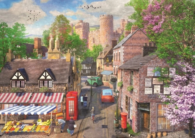 Ravensburger puzzle Festői sikátor a kastélyhoz 1000 darab