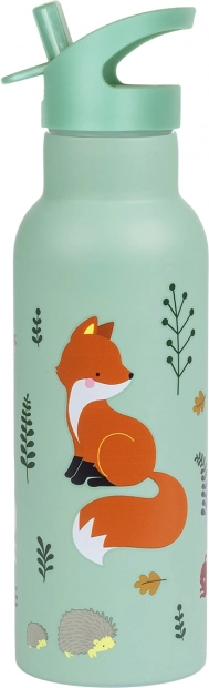 A Little Lovely Company Rozsdamentes acél ivópalack 500 ml – Barátok az erdőből