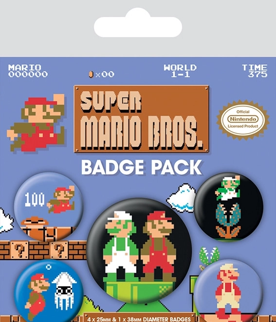 Super Mario Bross Jelvénykészlet